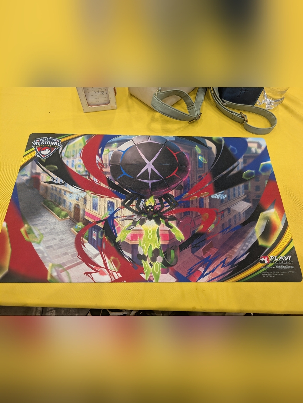 Pokémon Play! TCG‎ Regional Playmat — Black, Red, Green Zygrade Orlando 2026
